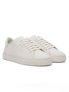 AXEL ARIGATO White Clean 90 Sneakers Classic Leather Low-Top Sneakers Size 7.5